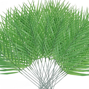 Plastic Artificial Palm Tree Leaves For Home Decoration