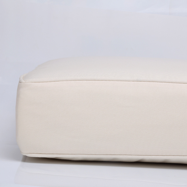 Water Resistant Fabric Memory Foam Replacement Zipped Couch Seat Cushion With Pillow Cojin