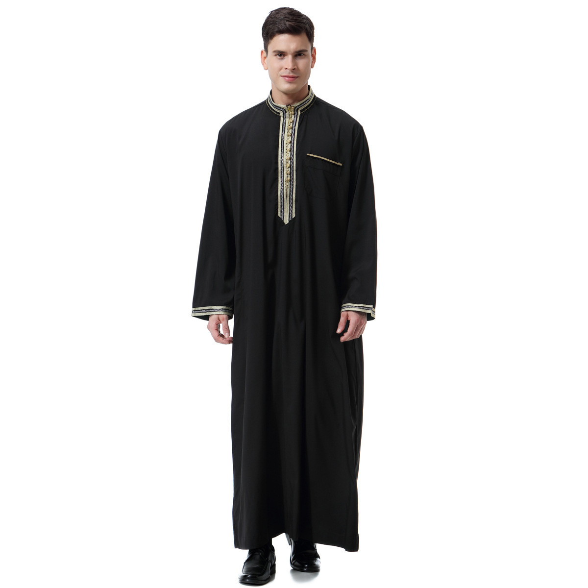 Al haramain men spun polyester Islamic clothing for Muslim Arab Men thobes