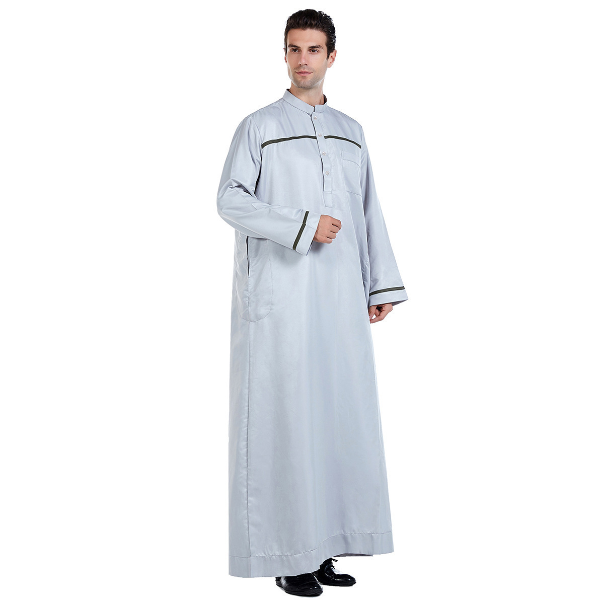 High Quality Arabic Thobe For Men Islamic Clothing Thobe Abaya Daffah Al-Aseel Haramain Qamis Man robes