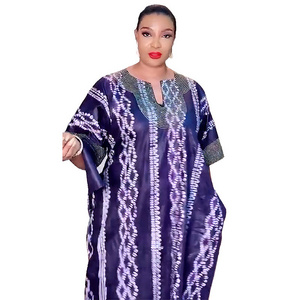 611 Fashion African dress for women designs traditional attire skirts long satin fabric stripped maxi plus size dresses