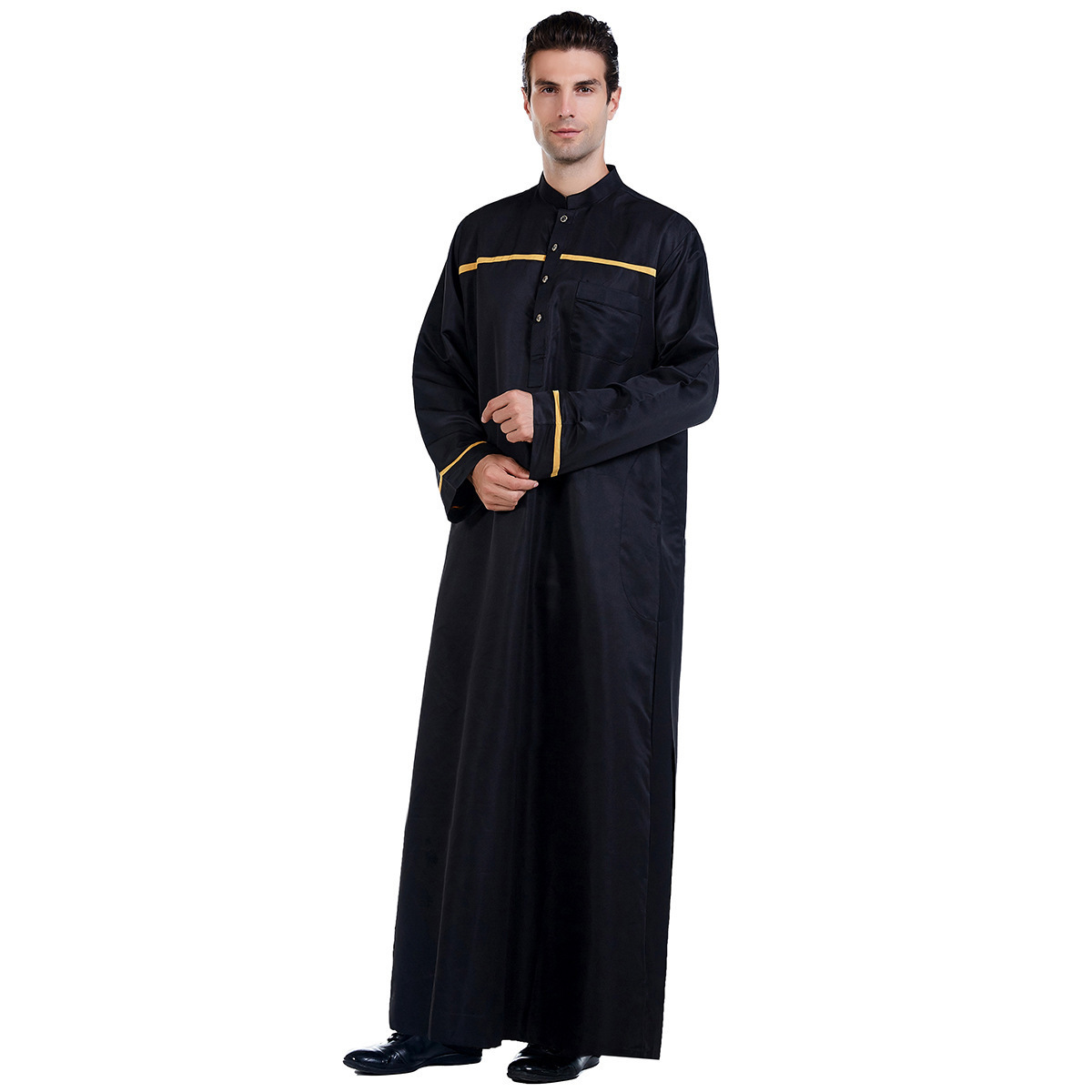 High Quality Arabic Thobe For Men Islamic Clothing Thobe Abaya Daffah Al-Aseel Haramain Qamis Man robes