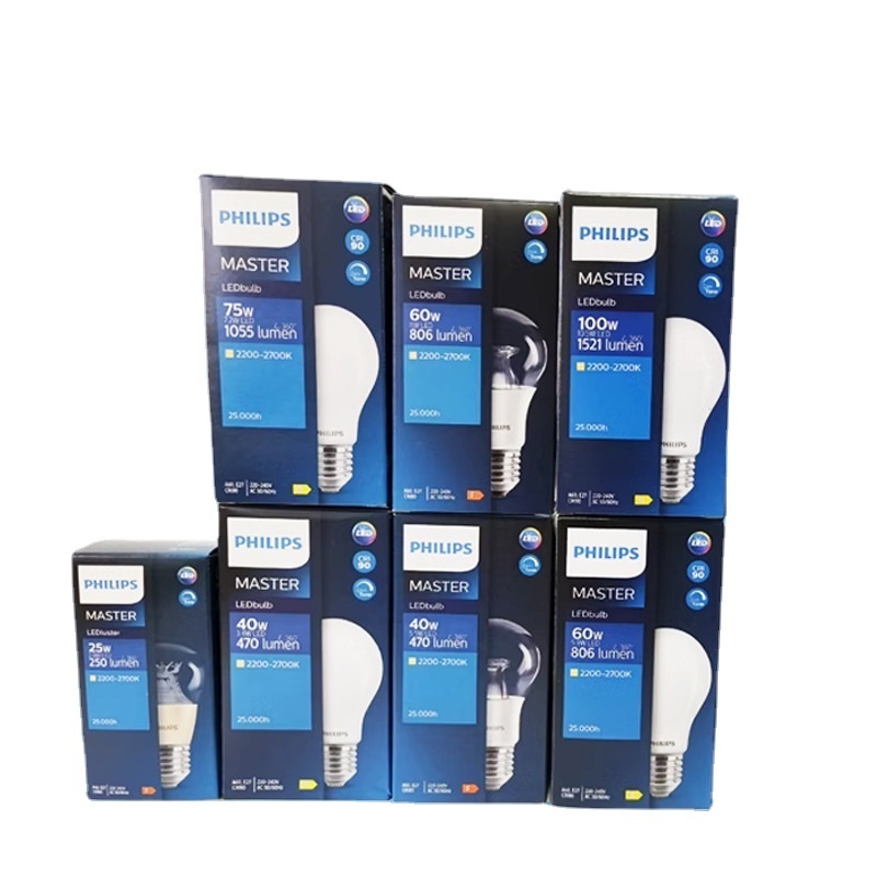 Philips LED Dimming Bulb E27 Screw Mouth Table Lamp Bulb 2.8W5.9W10.5W Infinite Dimming MASTER