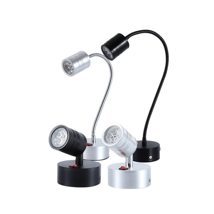 LED Rechargeable Spotlight Jewelry Counter Emergency Showcase Wireless Spotlight 3W Spreading Spotlight WF6191058