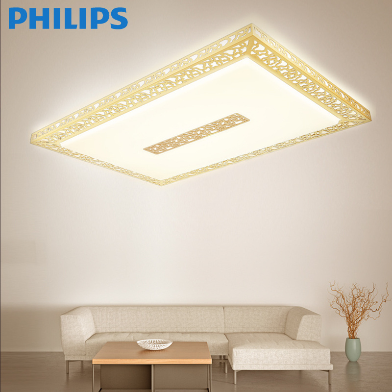 Philips LED ceiling lamp official new product Yue glass bedroom living room lamp modern minimalist atmosphere lighting fixtures