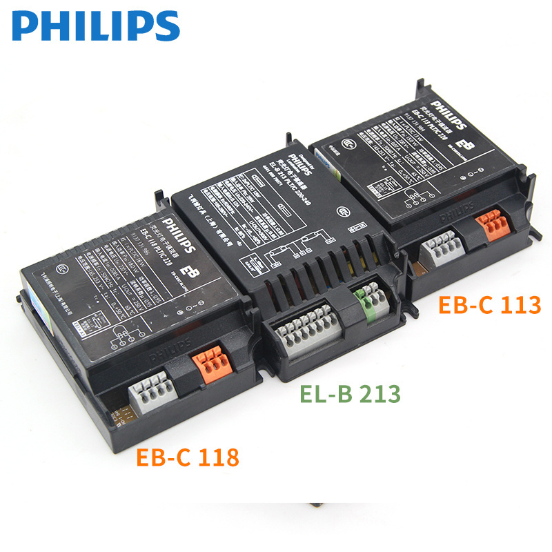 Philips fluorescent lamp plug-in tube electronic ballast EL-B113 EBC213  EL-B118 PLT / C 220-240V