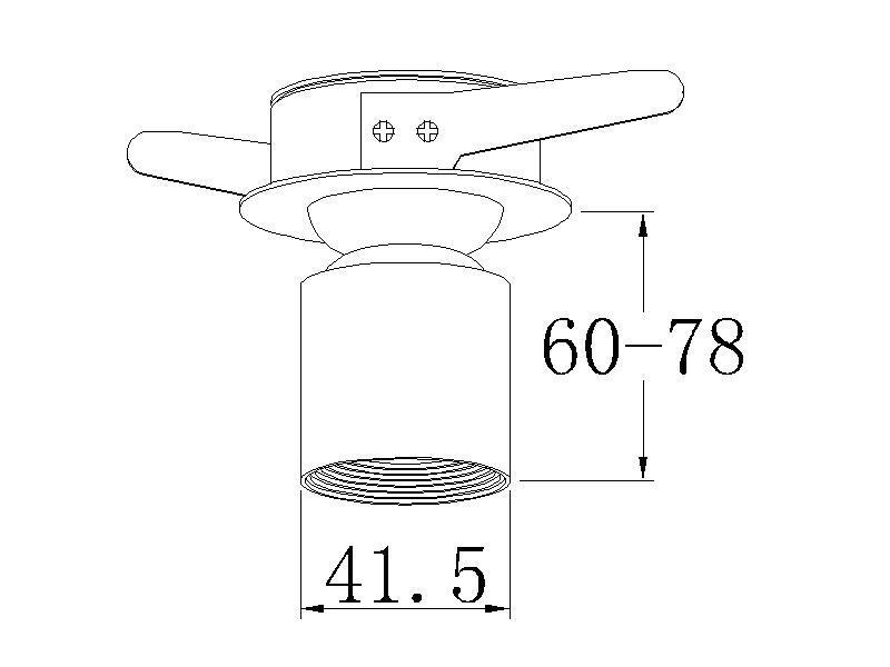 5W Recessed beam angle adjustable zoomable cob led focus spotlight for cabinet museum lighting