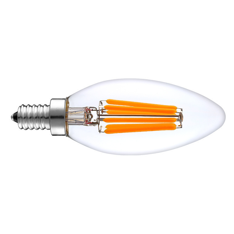 LED Filament Bulb Tip Bubble e12 Small Screw Mouth C35 Candle Bubble Filament Bulb E12-110V Dimmable American Standard