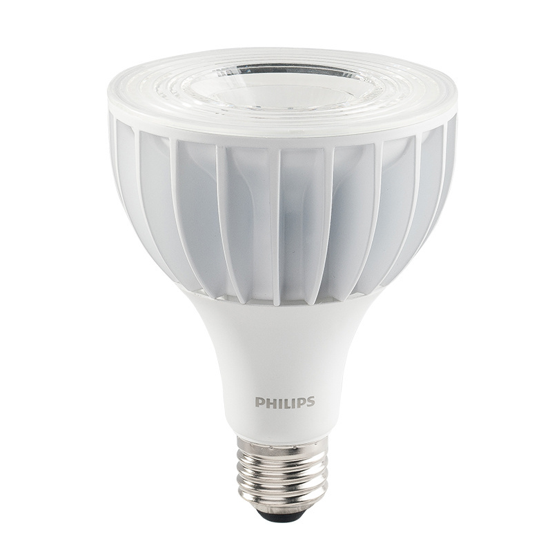 Philips par30 bulb led track spotlight e27 screw super bright light source 20W32W40W high power single lamp