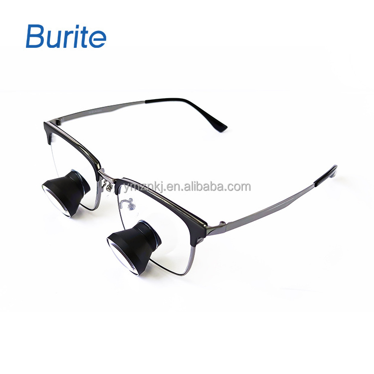 Fashion Transparent Frame TTL loupes 3.0X Large Field of View Wide Depth of Field Loupes IPD Customized TTL (PD range: 52-72mm)