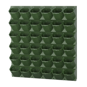 Naturix Large Self-Watering Flower Pots 3-Hole Green Living Vertical Wall System PP Indoor Outdoor Garden Planter Home Use