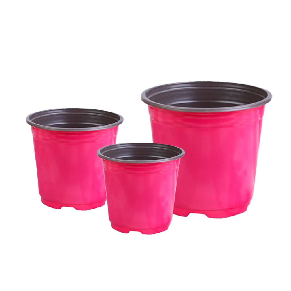 2022 Cheap Wholesale Bulk Polyresin Flowers Pots & Planters Durable Outdoor Garden Plant Flower Plastic Flower Pot