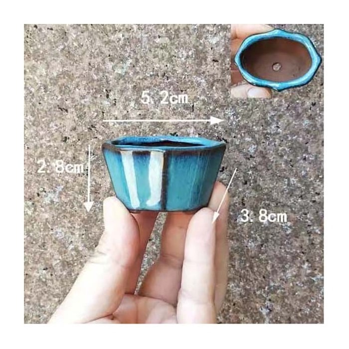 customize  Flowerpot  wholesale  Naturix  Small Ceramic Flower Pot Mini Chinese bonsai pots