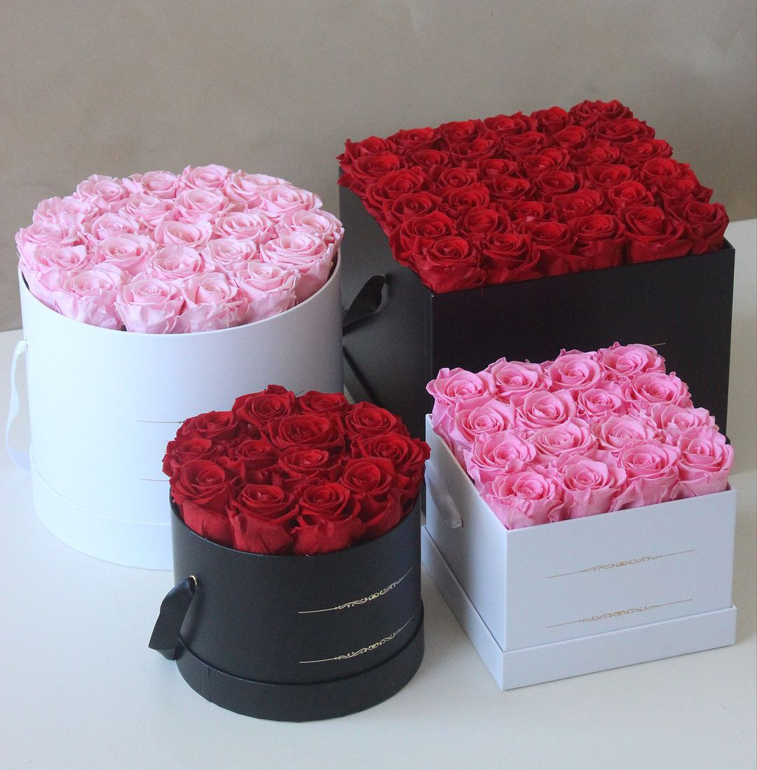 Yunnan forever flower manufacture wholesale infinity long lasting rosas preservadas box natural preserved eternal rose box