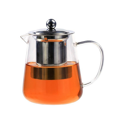 40oz Tea Kettle And Tea Pot Maker Glass Teapot With Removable Loose Tea Infuser Stovetop Safe Glass Teapot