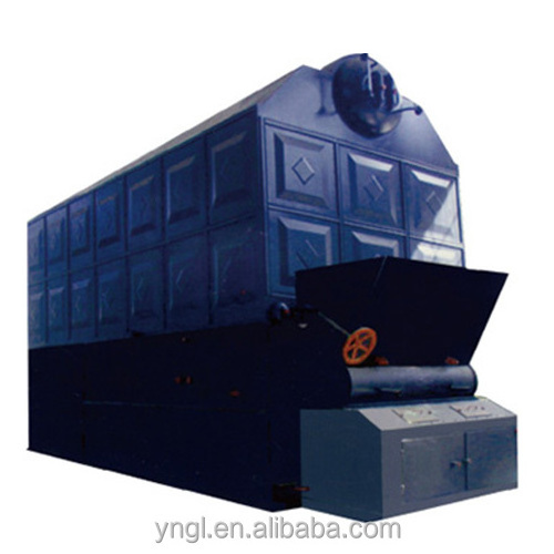 Horizontal environmental coal wood biomass pellet fired hot water boiler for bath