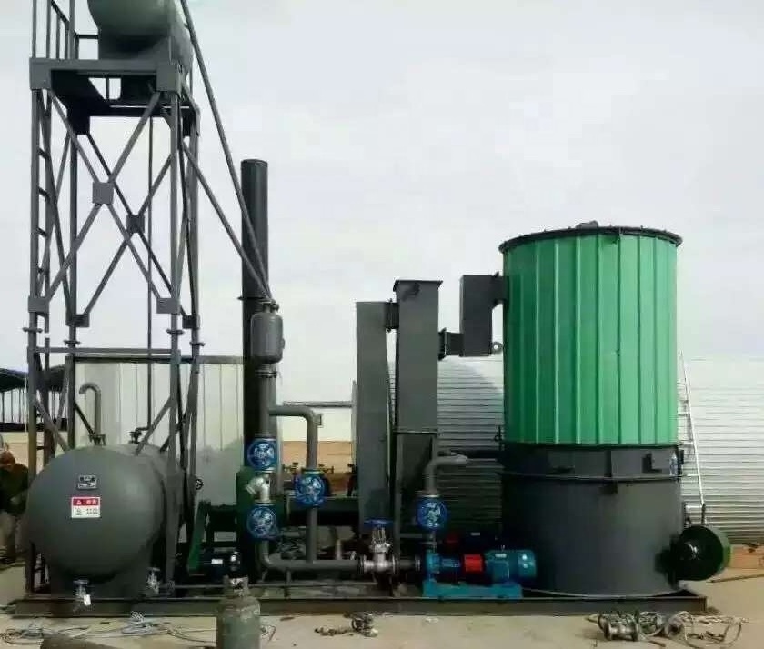 Manual feeding rice husk fired thermal oil boiler heater