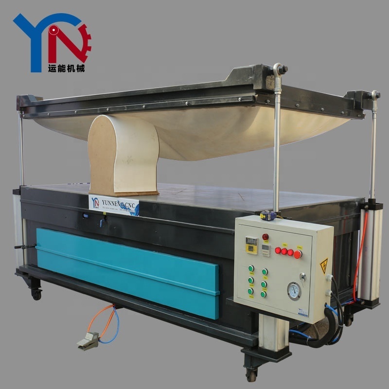 vacuum sublimation 3d heat press machine wood vacuum membrane press veneer forming machine