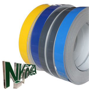 Color Aluminum Coil for Channel Letter price with different colors coated anodized aluminum trim letter signs