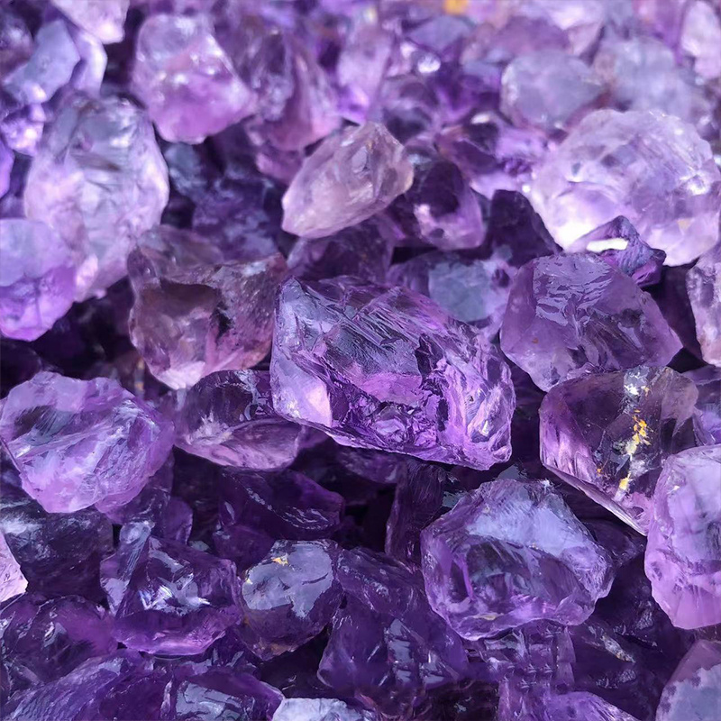 High Quality Natural Quartz Stone Healing Clear Amethyst Rough Raw Stone For Sale