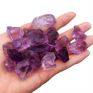 High Quality Natural Quartz Stone Healing Clear Amethyst Rough Raw Stone For Sale