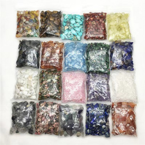 Wholesale Natural Crystal Polishing Gravel Crystal Chips Rose Quartz Amethyst Crystal Chips Stone