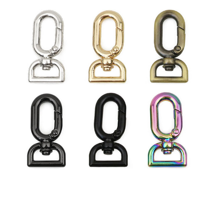 YN Various Size Snap Buckle Replace Strap Fastener Handbag Metal Swivel Hook for Leather Belt Bag Strap Purse Hardware