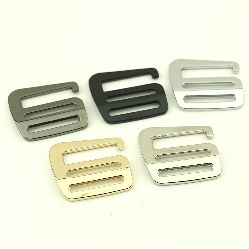 YN Webbing Slide Zinc Alloy G Hook for Backpack Luggage Strap Webbing Belt Hardware Carabiners Hook Outdoor Webbing Buckle Clip