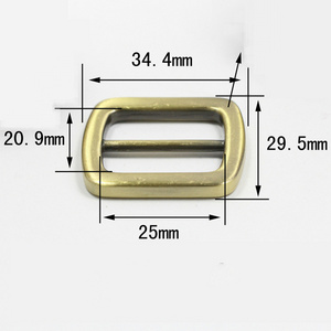 YN-SBC17 Flat Metal Slide Buckle Triglide Strap For Bags