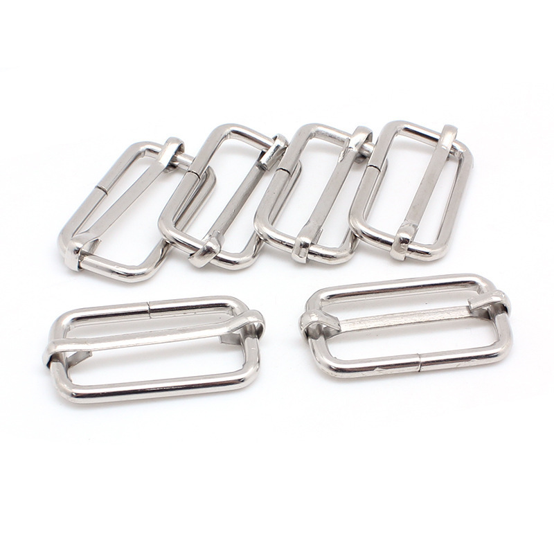 YN 13mm to 51mm Metal Triglide Slides Rectangle Adjustable Webbing Slider for for Making Handbag Backpack Luggage Bag