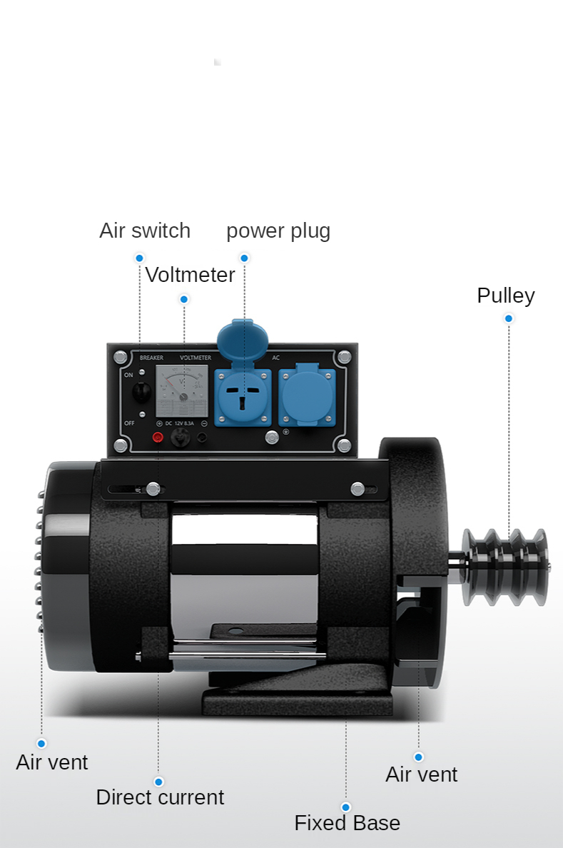 Manufacturer Sale Double/Single Brushless Brush Generators 50kw 60kva Single Phase Three Phase Alternators