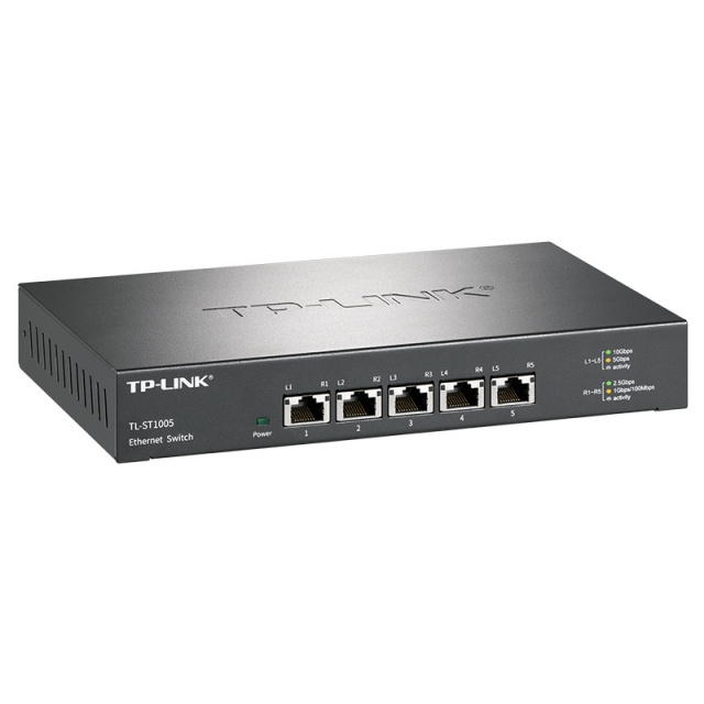 Tp-link 10GBE Ethernet Switch All 10gb rj45 switch conector ethernet Plug and Play 10gb network switch TL-ST1005