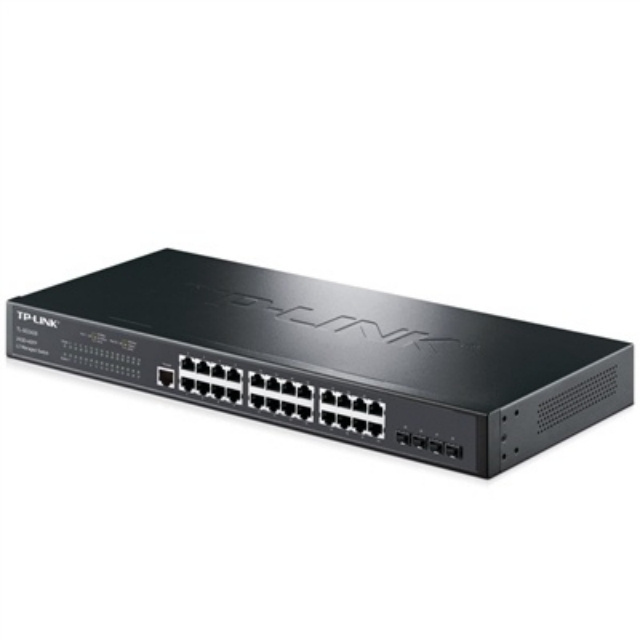 TP-LINK full gigabit 24 port fiber switch sfp 4 port industrial l2 managed poe switch TL-SG3428