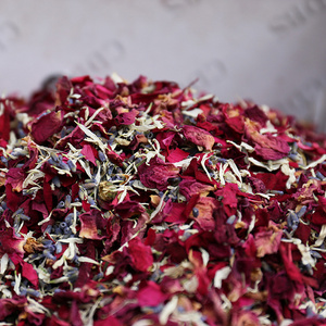 Wholesale 100% Natural Real Dried Rose Petals Biodegradable Confetti for Bath Wedding and Home Decor