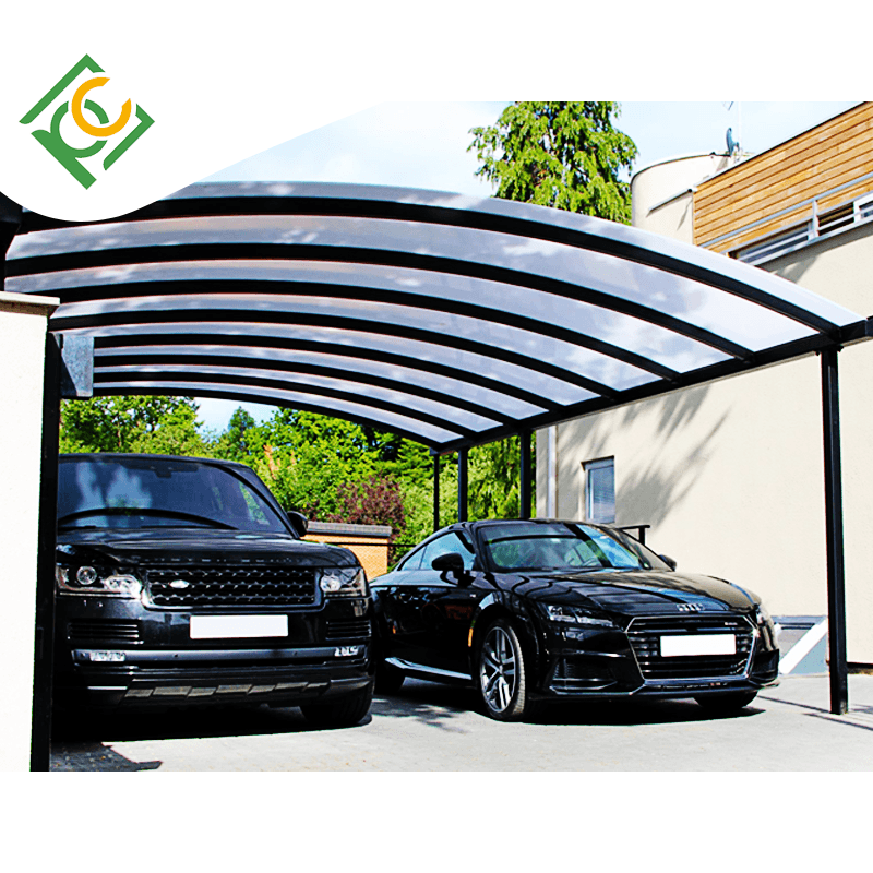 Aluminum Garden Car Shed Motorcycle Parking Shed aluminum polycarbonate carport