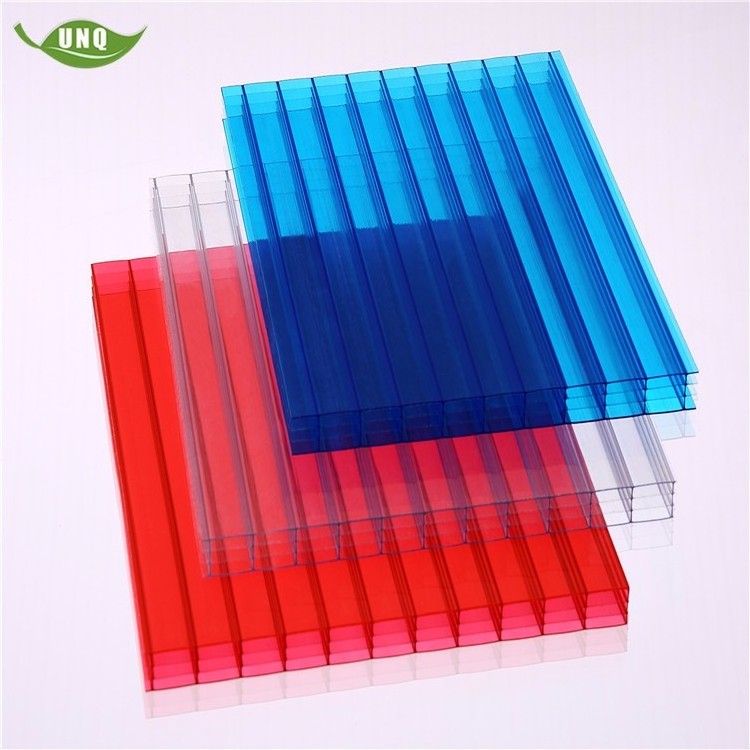 4mm  factory price cheap clear 16mm multi wall Polycarbonate hollow sheet polycarbonate roofing panel