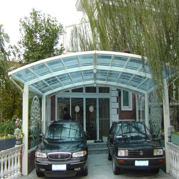 blue color Car Wash Shelter Covers/ aluminum frame car shelter