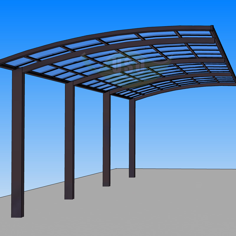 Aluminum Frame Material and Garages Canopies & Carports Type Car Garage Shelter