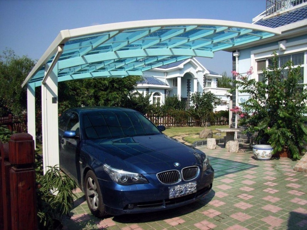 Aluminium Bronze Canopy with Polycarbonate Sheet Roof 100x150