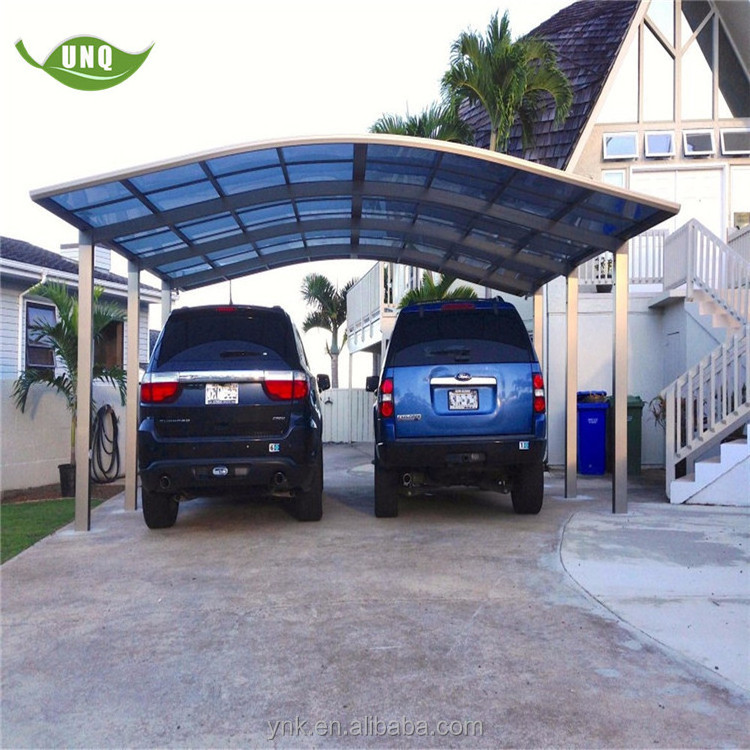 Polycarbonate car garage tents / car parking shade / car parking shed