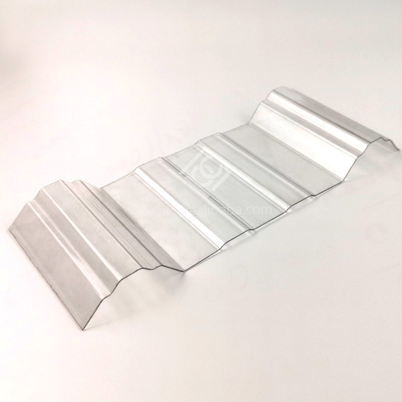 Heat Insulation Pc Clear Corrugated Plastic Polycarbonate Sheet For House Roof Cover Materials