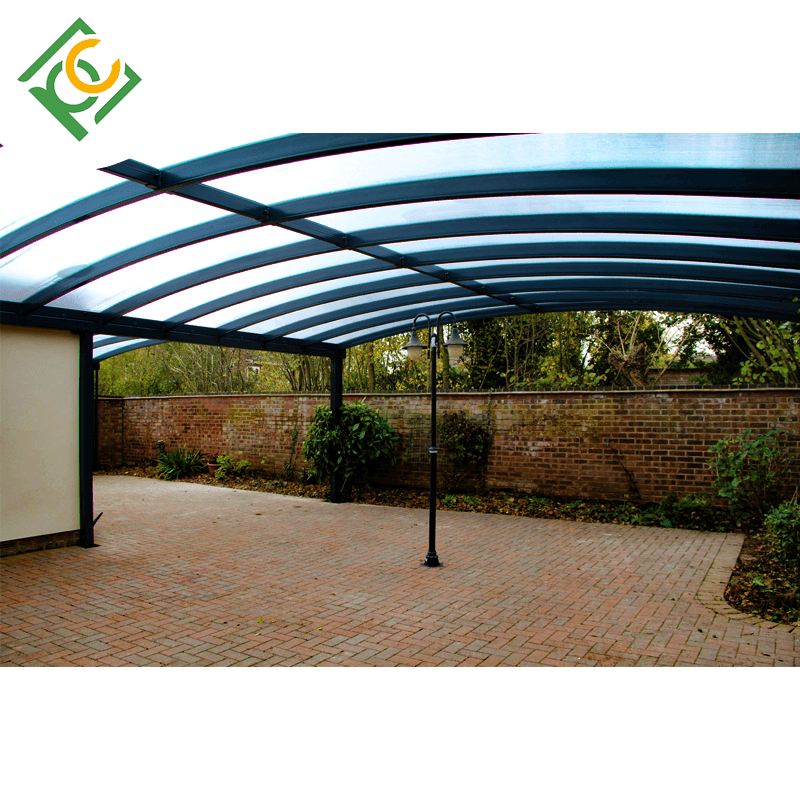 Aluminium Bronze Canopy with Polycarbonate Sheet Roof 100x150