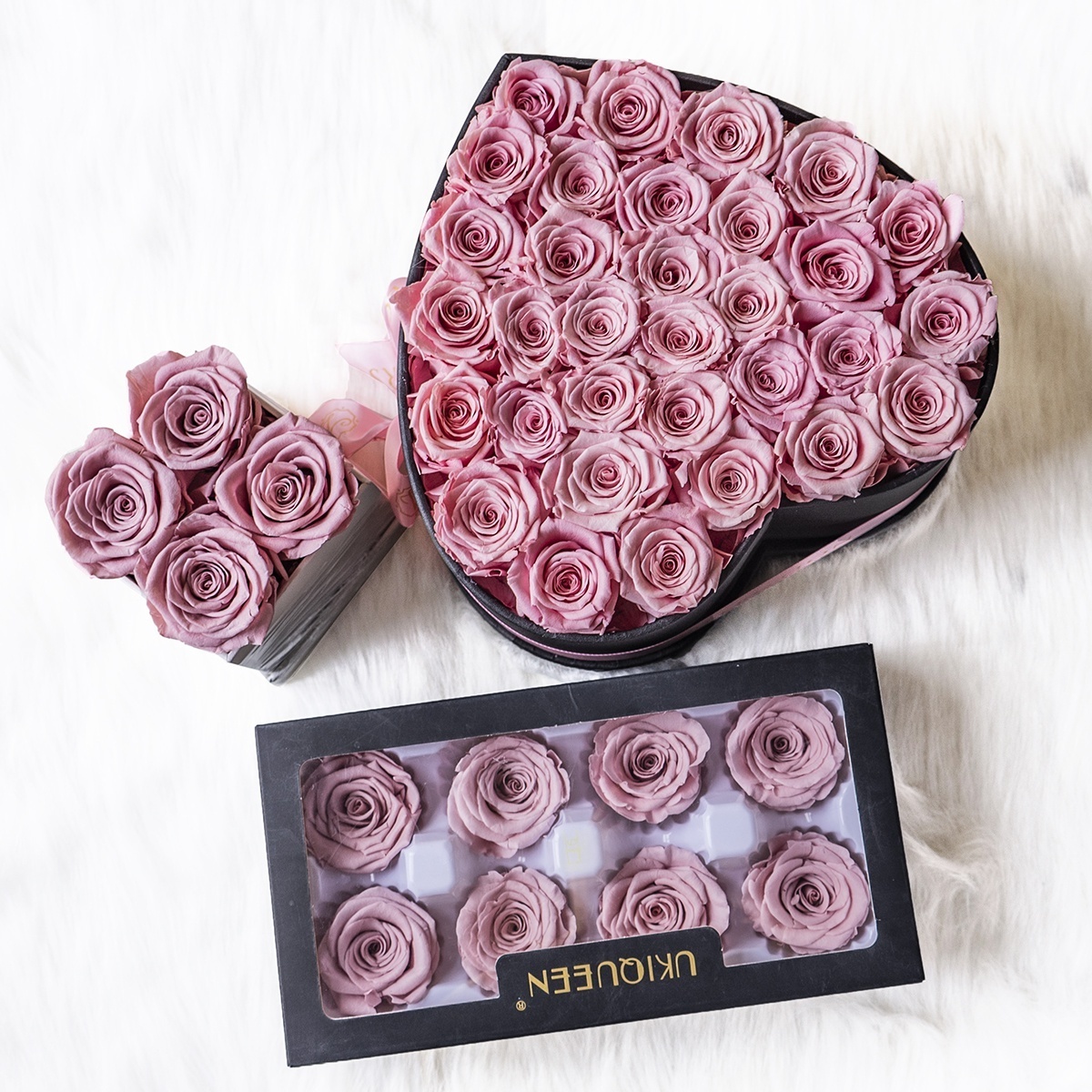 UKIQUEEN Eternal roses preserved flowers eternas Preserved rose forever box gift preservadas rosas for Valentine's Day