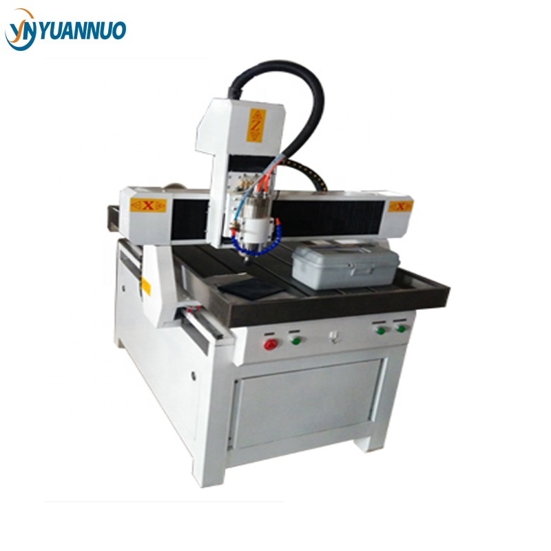 YN popular China small  6090 stone plastic PVC foam eps pcb jade stone mini 3d cnc carving engraving milling router machine