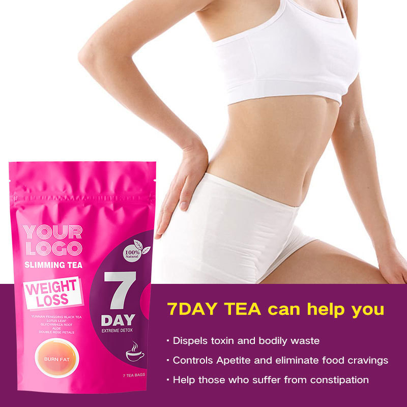 Best seller slim tea organic 7 day Fit Tea Private Label  Organic Herbal Natural Weight loss flat tummy Slim Detox Tea