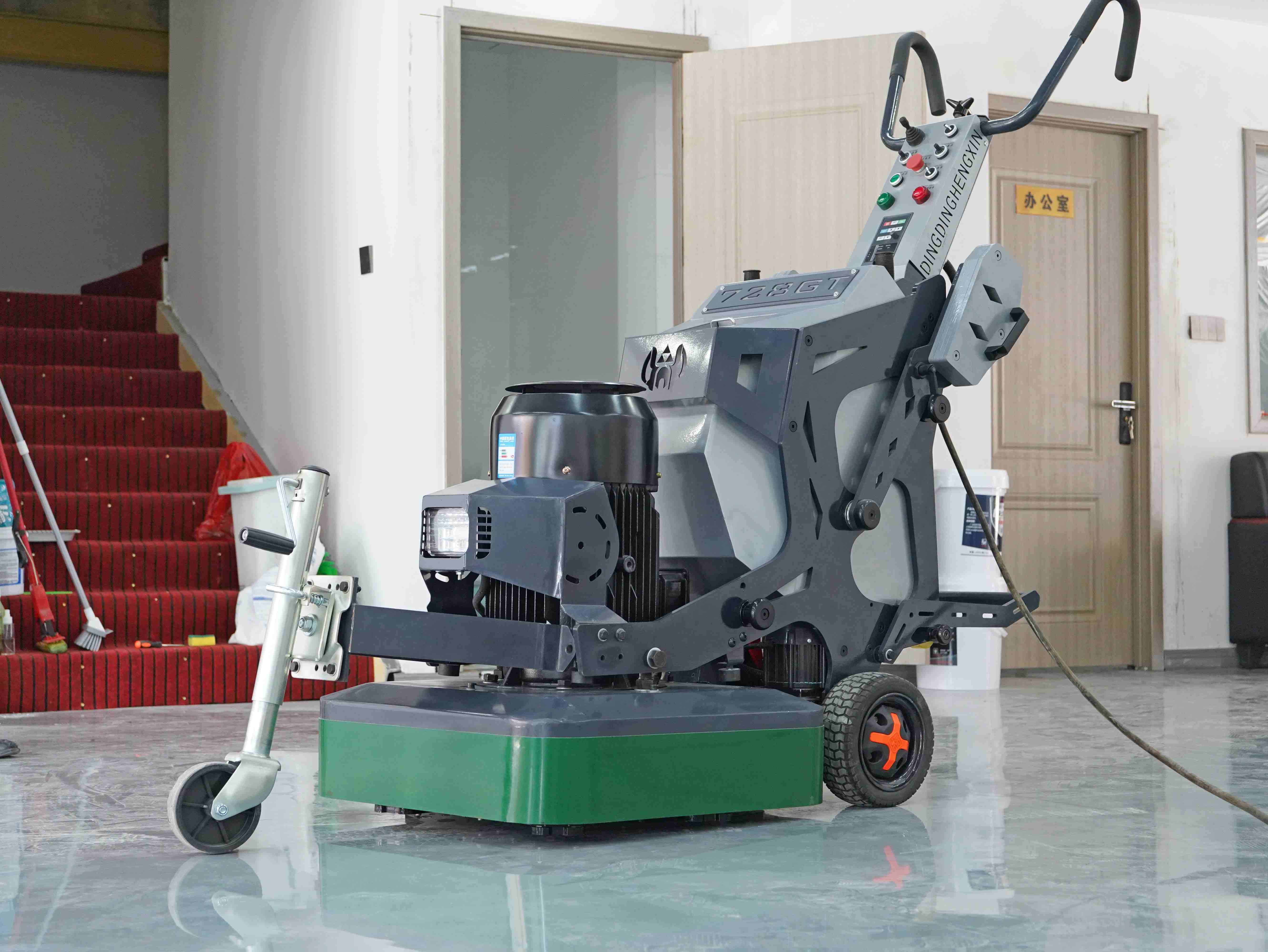 Used For Floor Smooth Cement Grinder Floor Paint Remover Steel Plate Rust Removal Device Concrete Ground Grinding Machine