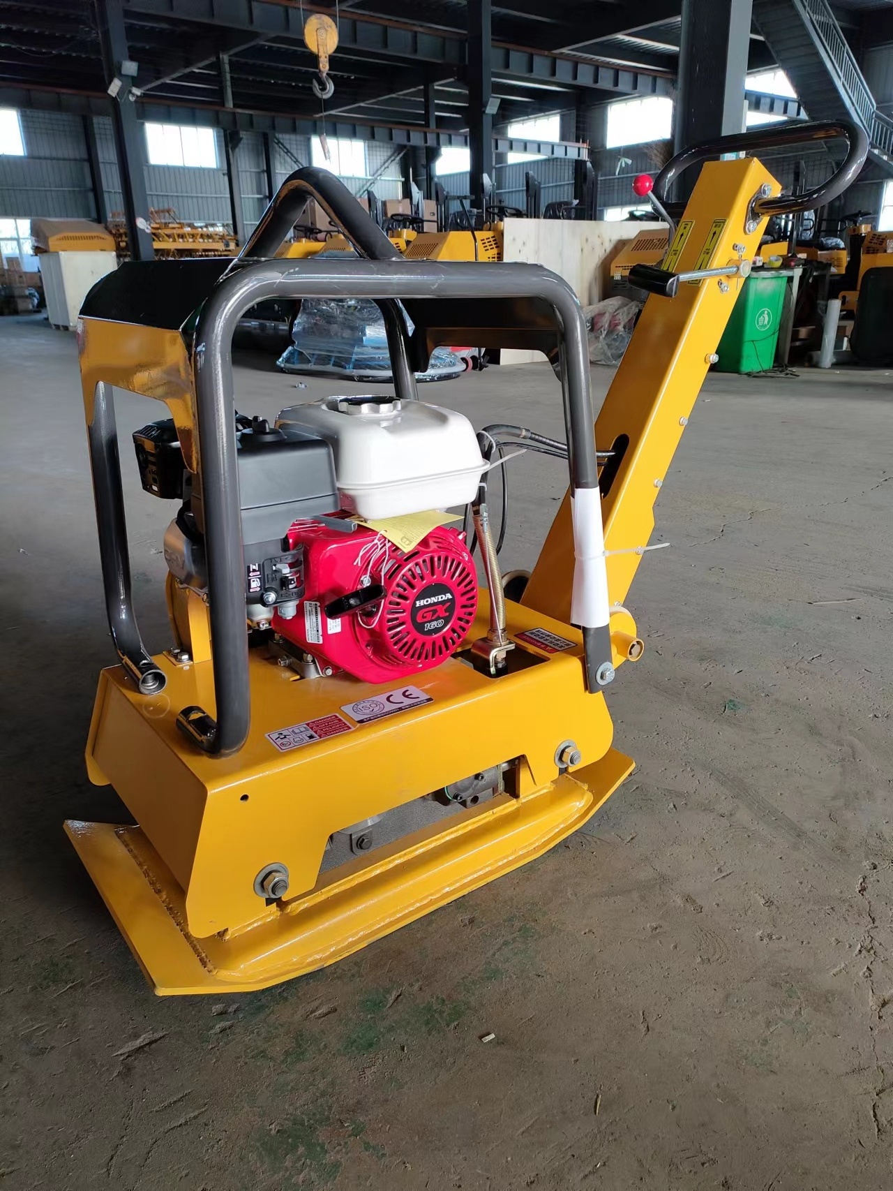 Robin plate compactor , Reversable electric diesel gasoline flat vibrating hydraulic wacker honda long lifetime plate compactor