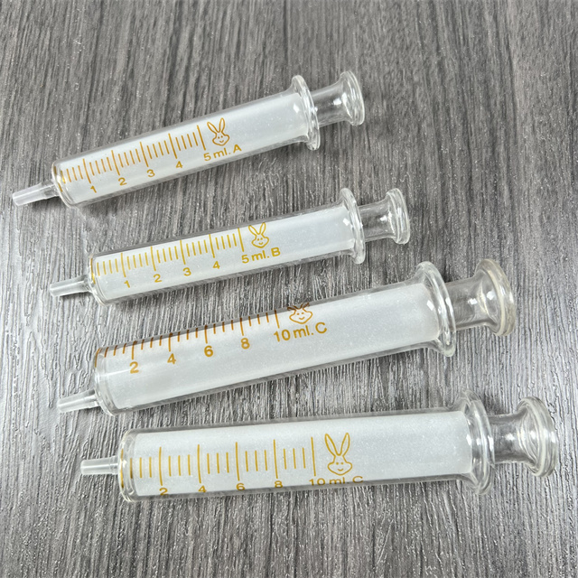 Cheap High Quality glass syringe 5ml 10ml 20ml set syringes glasses for cosmetic