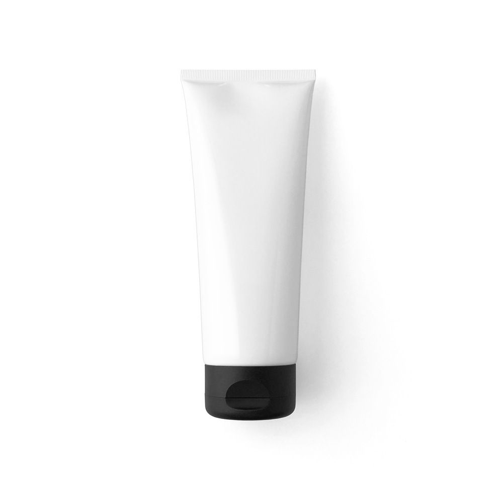 PE plastic tube black/white cosmetic packaging lotion BB cream facial cleanser eco-friendly squeeze plastic soft tube