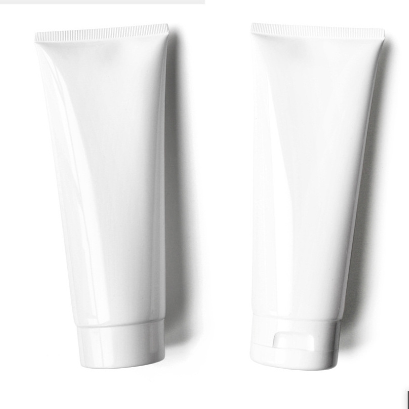 PE plastic tube black/white cosmetic packaging lotion BB cream facial cleanser eco-friendly squeeze plastic soft tube